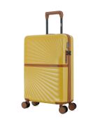 Valise Cabine S 4 roues doubles Oakland miel - 38,5x58,5x20 cm