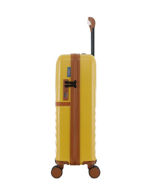 Valise Cabine S 4 roues doubles Oakland miel - 38,5x58,5x20 cm