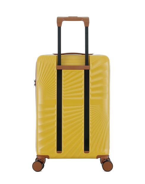 Valise Cabine S 4 roues doubles Oakland miel - 38,5x58,5x20 cm