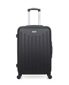 Set di 2 - Valigia da weekend nera singola Brooklyn a 4 ruote e valigia da cabina - M/XXS