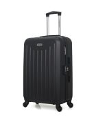 Set di 2 - Valigia da weekend nera singola Brooklyn a 4 ruote e valigia da cabina - M/XXS