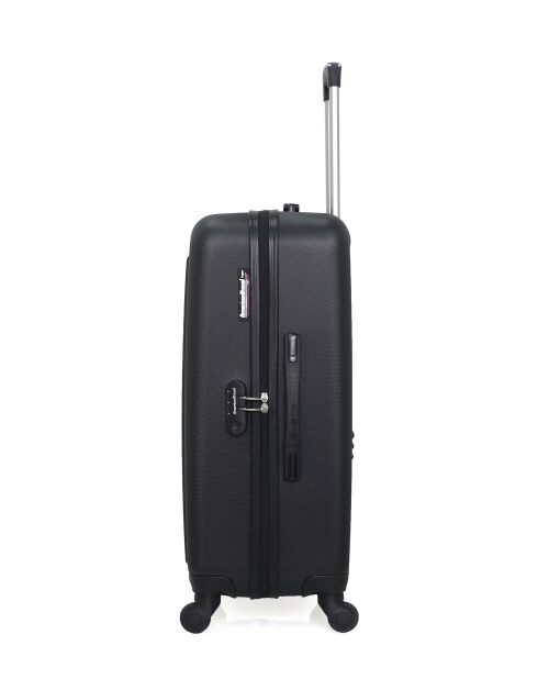 Lot de 2 - Valise weekend et valise cabine 4 roues simples Brooklyn noires - M/XXS