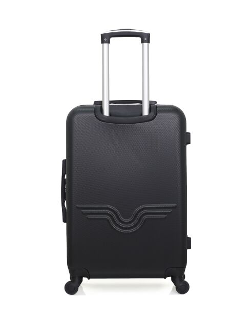 Lot de 2 - Valise weekend et valise cabine 4 roues simples Brooklyn noires - M/XXS