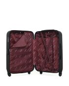 Set di 2 - Valigia da weekend nera singola Brooklyn a 4 ruote e valigia da cabina - M/XXS