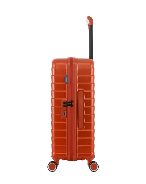 Valise Moyen Séjour 4 roues doubles Seattle brique - 42,5x66x26 cm