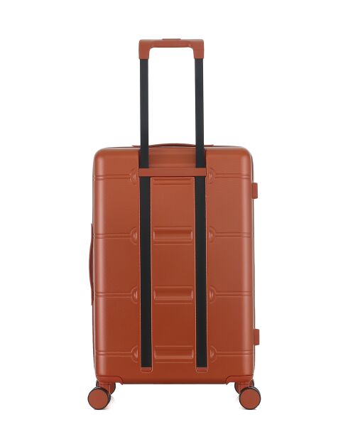 Lot de 2 - Valise weekend et valise cabine 4 roues doubles Cleveland brique - M/XS