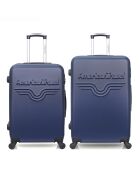 2er-Set — Chelsea Marine großer Koffer und Wochenendkoffer — L/M
