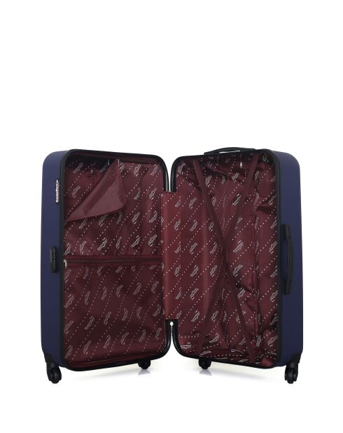 Lot de 2 - Valise grand format et valise weekend Chelsea marine - L/M