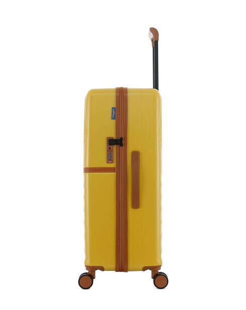 Lot de 2 - Valise grand format et valise weekend 4 roues doubles Oakland miel - L/M
