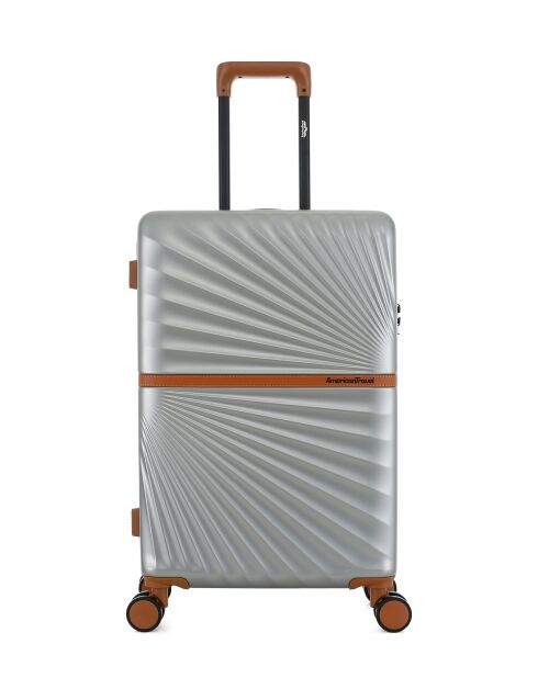 Lot de 2 - Valise weekend et valise cabine 4 roues doubles Oakland grises - M/S