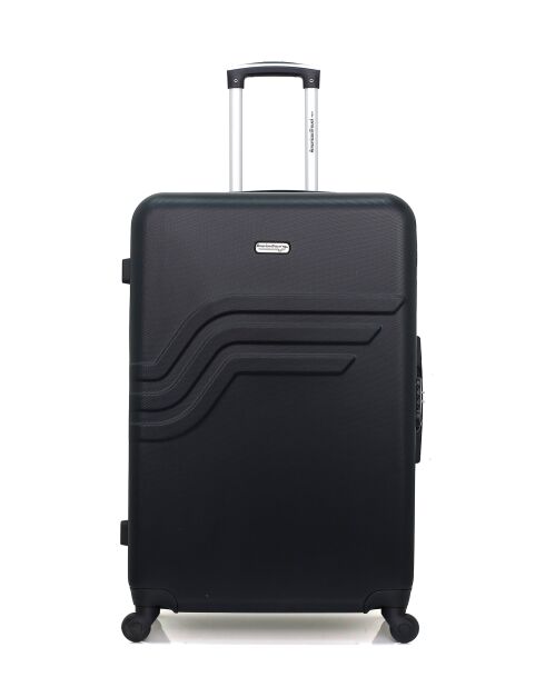 Lot de 2 - Valise grand format et valise weekend Queens noires - L/M