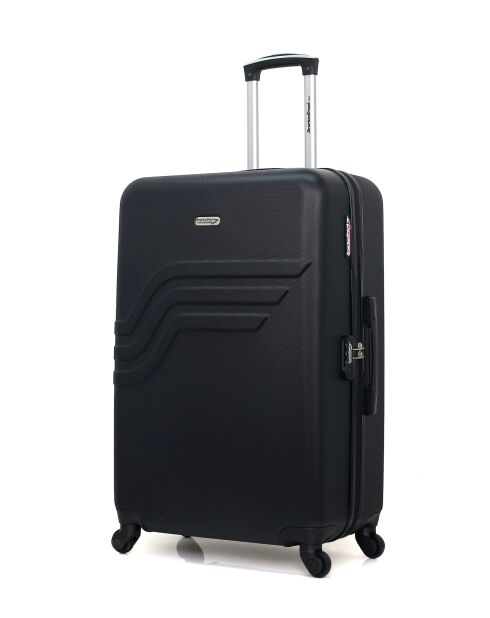 Lot de 2 - Valise grand format et valise weekend Queens noires - L/M