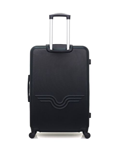 Lot de 2 - Valise grand format et valise weekend Queens noires - L/M