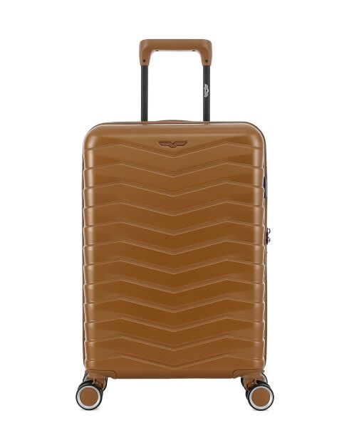 Valise Cabine S 4 roues doubles Seattle bronze- 39x59x20 cm
