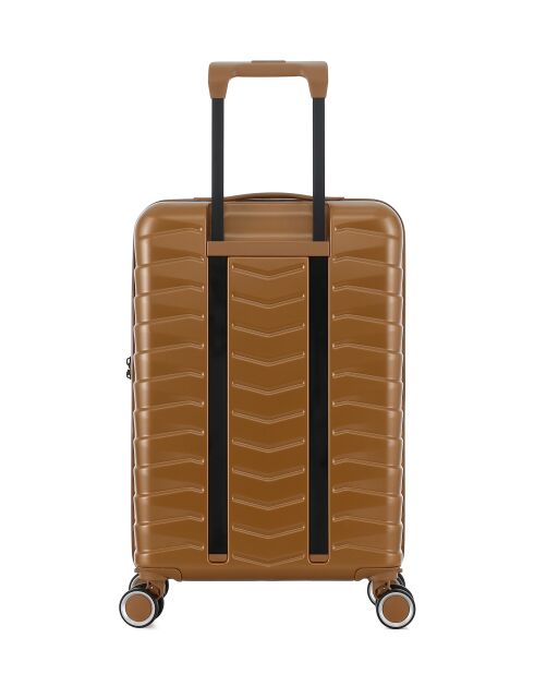 Valise Cabine S 4 roues doubles Seattle bronze- 39x59x20 cm