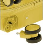 Valise Cabine XS 4 roues doubles Cleveland jaune crème - 35x55x19 cm