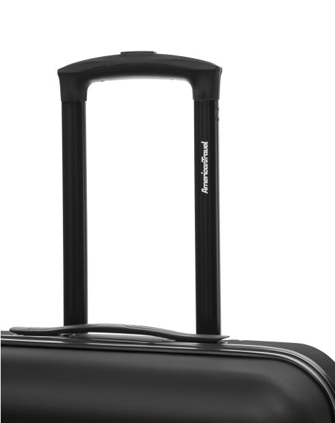 Valise Moyen Séjour M 4 roues doubles Redwood noire - 44x67x25,5 cm