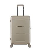 Valise Moyen Séjour M 4 roues doubles Cleveland beige - 42,5x66x25 cm