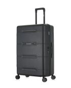 Lot de 3 - Valise grand format, valise weekend et valise cabine 4 roues doubles Cleveland noires - L/M/S
