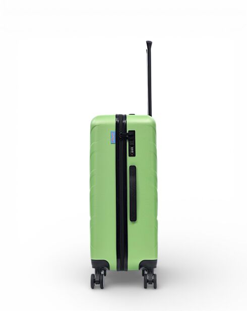 Valise Moyen Séjour M 4 roues doubles Yellowstone vert - 44x66,5x27 cm