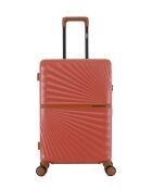 Lot de 2 - Valise weekend et valise cabine 4 roues doubles Oakland terracotta - M/XS