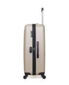 Set di 3 - Valigia grande, valigia da weekend e valigia cabina singola a 4 ruote Brooklyn beige - L/M/XXS