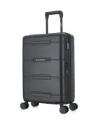 Valise Cabine S 4 roues doubles Cleveland noire - 40,5x60x20 cm