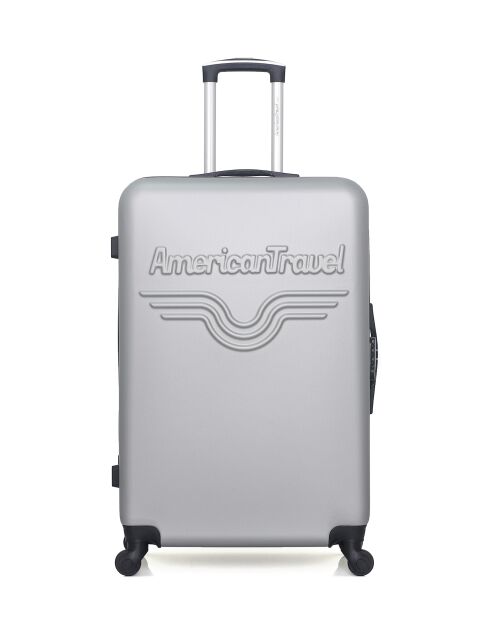 Lot de 2 - Valise grand format et valise weekend Chelsea grises - L/M
