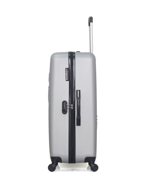 Lot de 2 - Valise grand format et valise weekend Chelsea grises - L/M