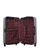 Lot de 2 - Valise grand format et valise weekend Chelsea grises - L/M