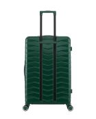 Lot de 2 - Valise grand format et valise cabine 4 roues doubles Seattle vert foncé - L/S