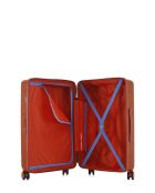 Valise Moyen Séjour M 4 roues doubles Cleveland brique - 42,5x66x25 cm