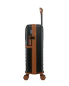 Valise Cabine S 4 roues doubles Oakland noire - 38,5x58,5x20 cm