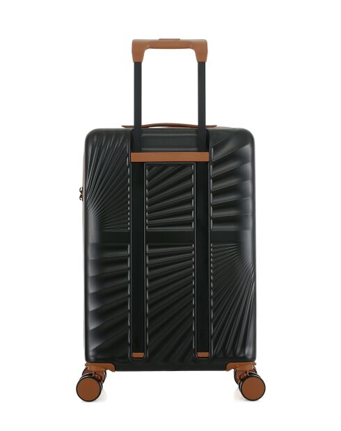 Valise Cabine S 4 roues doubles Oakland noire - 38,5x58,5x20 cm