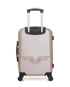 Lot de 2 valises cabine 4 roues simples Brooklyn rose doré - S/XXS