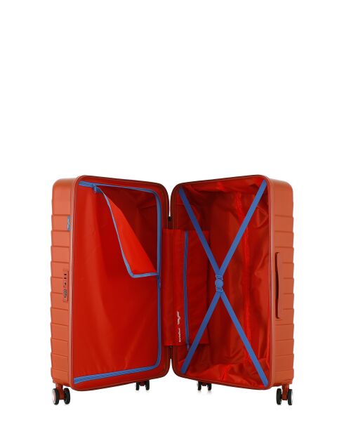 Set van 3 - Grote koffer en 2 handbagagekoffers met 4 wielen, dubbele Seattle brick - L/S/XS
