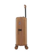 Valise Cabine XS 4 roues doubles Cleveland brun clair - 35x55x19 cm