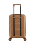 Valise Cabine XS 4 roues doubles Cleveland brun clair - 35x55x19 cm