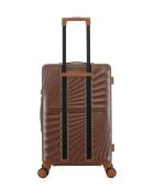 Lot de 2 - Valise weekend et valise cabine 4 roues doubles Oakland chocolat - M/S