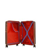 Lot de 2 - Valise weekend et valise cabine 4 roues doubles Oakland chocolat - M/S