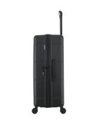 Lot de 2 - Valise grand format et valise cabine 4 roues doubles Cleveland noires - L/S
