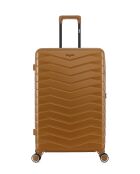 Set di 3 - Valigia grande Seattle in bronzo, valigia per il weekend e valigia doppia cabina a 4 ruote - L/M/XS