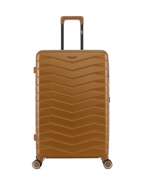 Lot de 3 - Valise grand format, valise weekend et valise cabine 4 roues doubles Seattle bronze - L/M/XS