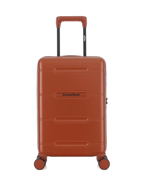 Valise Cabine XS 4 roues doubles Cleveland brique - 35x55x19 cm