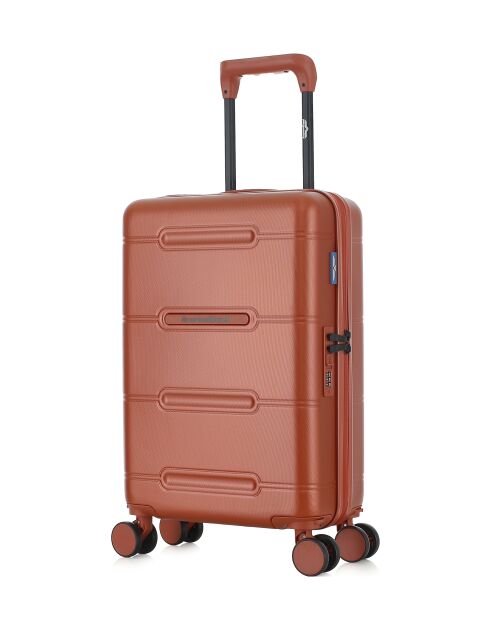 Valise Cabine XS 4 roues doubles Cleveland brique - 35x55x19 cm