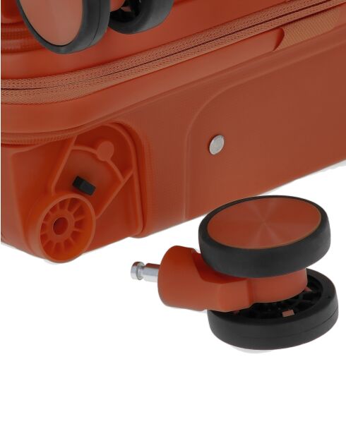 Valise Cabine XS 4 roues doubles Cleveland brique - 35x55x19 cm
