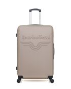 Lot de 2 - Valise grand format et valise weekend Chelsea beiges - L/M