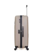 Lot de 2 - Valise grand format et valise weekend Chelsea beiges - L/M