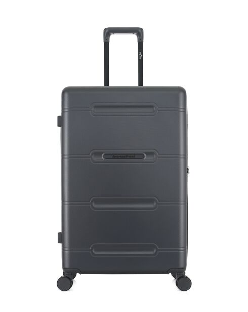Set di 2 - Valigia grande Cleveland grigio scuro e valigia doppia cabina a 4 ruote - L/S