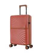 Valise Cabine S 4 roues doubles Oakland terracotta - 38,5x58,5x20 cm
